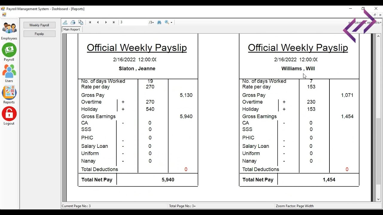 Payroll Management System Project in C# MySQL with Source Code - CodeAstro