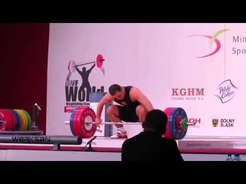 Artem Okulov snatch and cj in WWC 2013 Poland