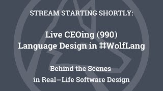 Live CEOing Ep 990: Language Design in Wolfram Language [Wolfram Financial Framework]