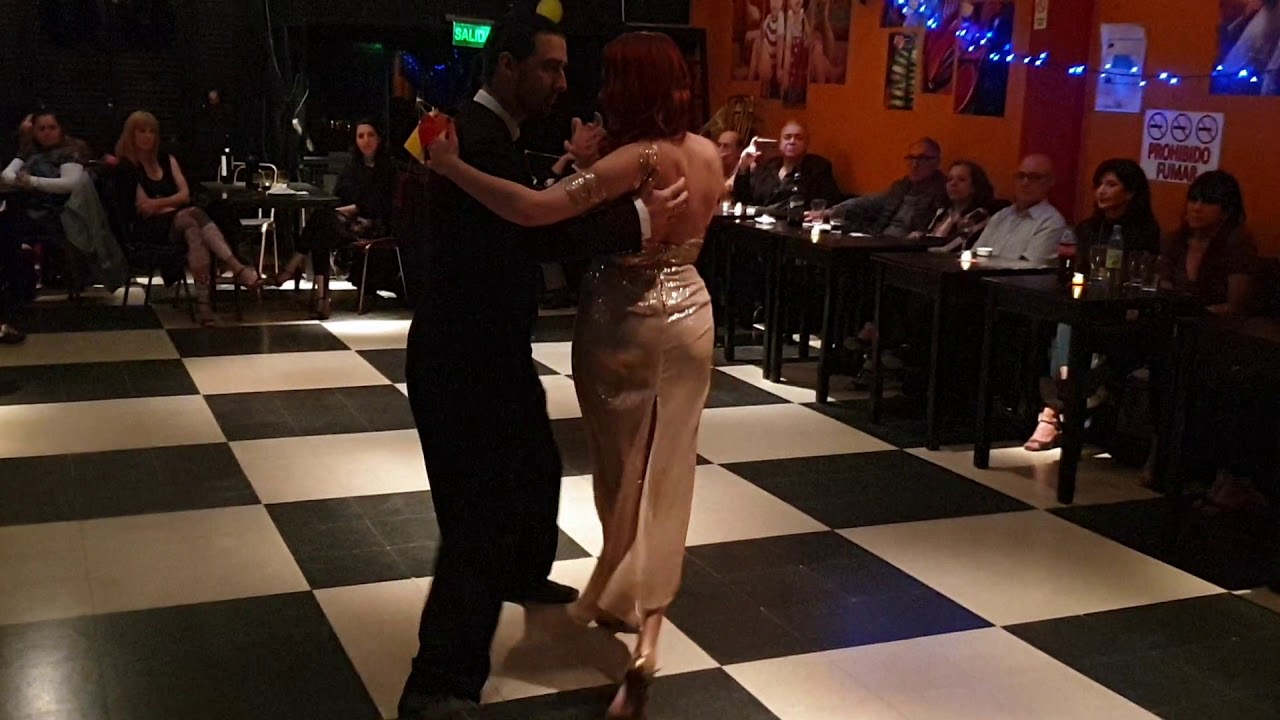 Karina Lilu & Artem Dovbush - Milonga "La Yuyú", Buenos Aires, Argentina 1/3.