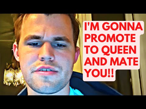 Magnus Carlsen plays FEROCIOUS ATTACK to DOMINATE GM in Bullet