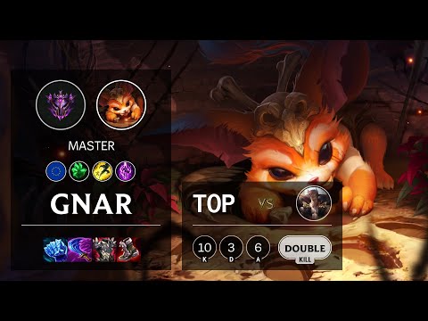 Gnar Top vs Sett - EUW Master Patch 11.12