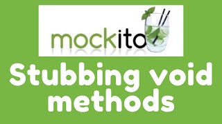 Mockito 3 - Stubbing Void Methods