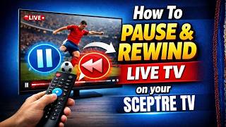 How To Pause and Rewind Live TV on your Sceptre TV