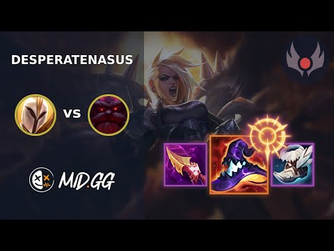 MID.GG: [ DesperateNasus ] Kayle TOP vs Ornn | EUW GRANDMASTER | LOL Season 2024
