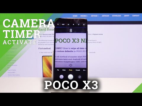 How to Activate Camera Timer in POCO X3 – Delay Taking Photo