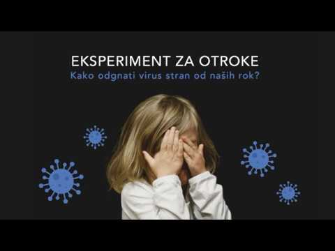 Eksperiment za otroke: Zakaj je umivanje rok pomembno?