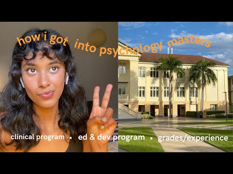 HOW I GOT INTO PSYCHOLOGY MASTERS | MY GRADES, EXPERIENCE & MISTAKES