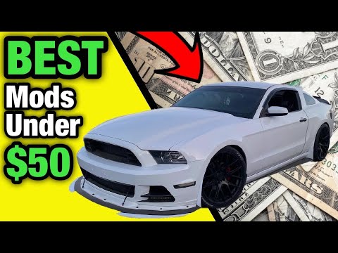 The Most BUDGET FRIENDLY Mustang Mods!
