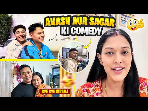 Akash aur sagar ki comedy😂|| Hum sb nikal gaye🥲||Varsha Thapa