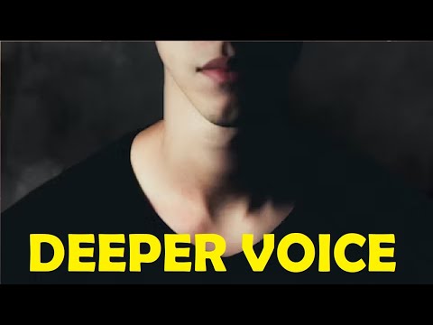 how to get a deeper voice overnight and permanently