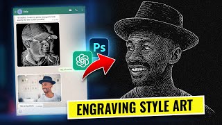 Creating Engraving Style Art - Photoshop vs ChatGPT