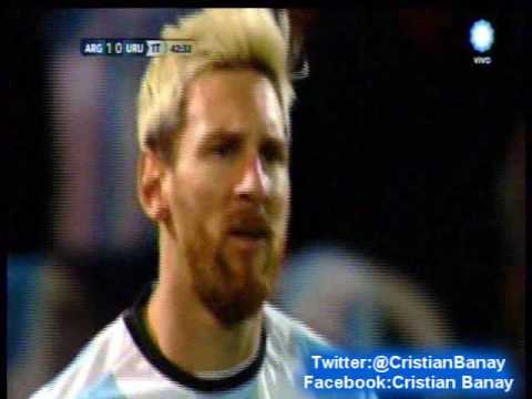 Argentina 1 Uruguay 0 (Relato Claudio Bonomo)   Eliminatorias a Rusia 2018