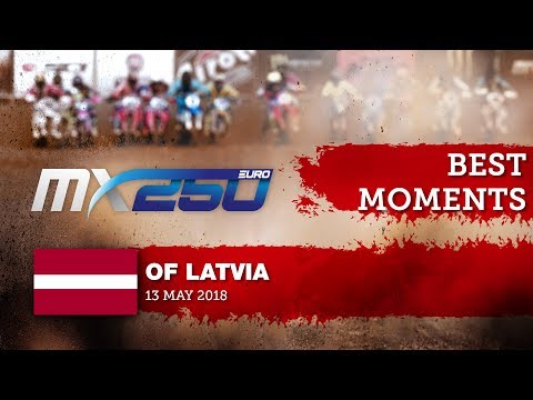 EMX250 Race2 Best Moments - Round of Latvia 2018 #motocross