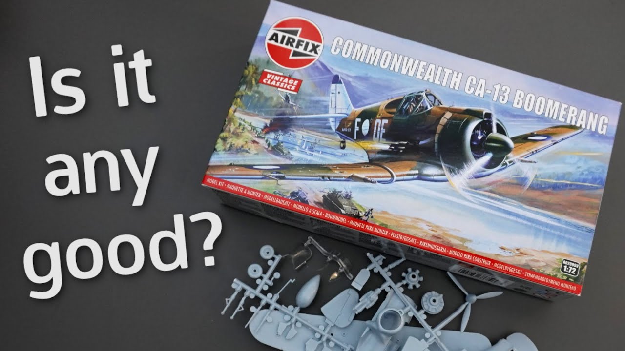 The Boomerang that came back! Airfix CA-13 Boomerang 1/72 Scale Plastic Model Kit - Unboxing Review