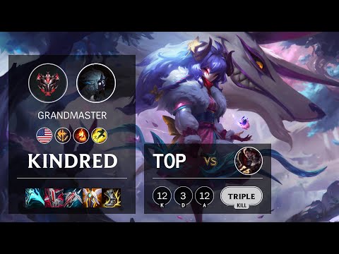 Kindred Top vs Darius - NA Grandmaster Patch 11.6