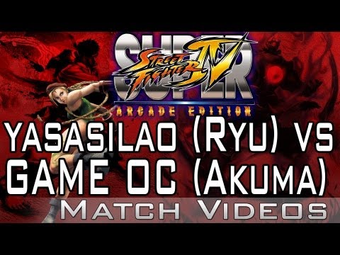 yasasilao (Ryu) vs GAME OC (Akuma) SSF4 AE 2012 Match Video HD Super Street Fighter 4