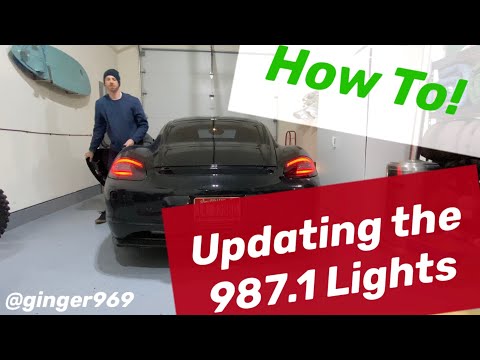 New Style Taillights - Porsche Cayman S 987.1 - Install
