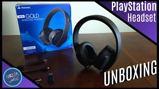 PlayStation New Gold Wireless Headset PS4 / PS5 UNBOXING!