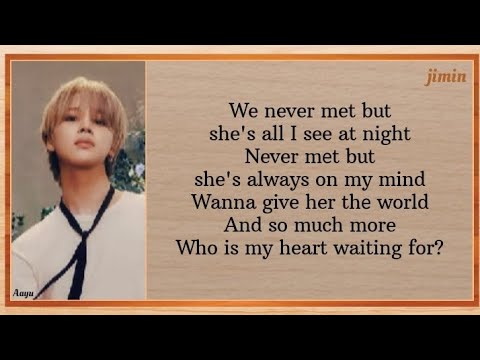 JIMIN-"Who" Song Lyrics #jimin #kpop #song