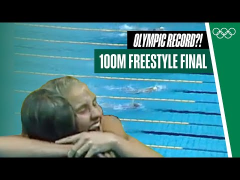 Olympic RECORD?! 🤯 | Women's 100 metre freestyle final at Munich 1972