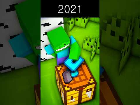 minecraft evolution of crafting table -minecraft animation #shorts #minecraft #viral