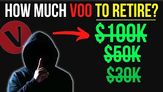 Lowest Amount Of VOO ETF Needed TO RETIRE! (Less Than You THINK)