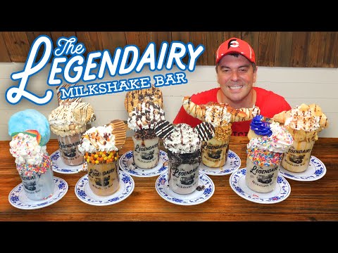 Legendairy Gallon of Milkshake Challenge in Nashville w/ 8 Gourmet Freakshakes!!