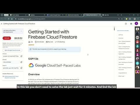 Getting Started with firebase cloud firestone || GSP1136 || google arcade game #googlearcade #arcade
