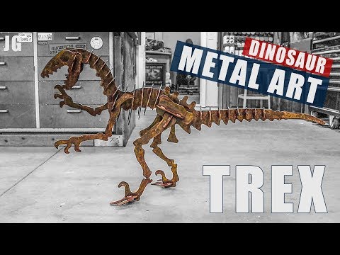 Metal T-Rex Metal Art | JIMBO'S GARAGE