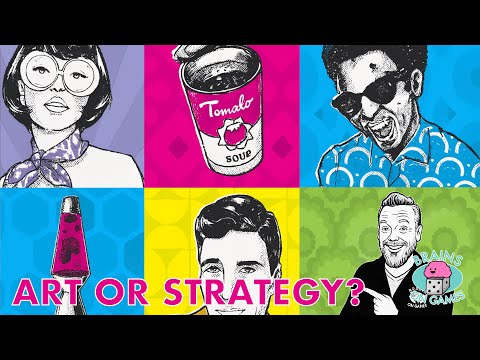 Pop Art Board Game Review | Build a Masterpiece of Color and Strategy