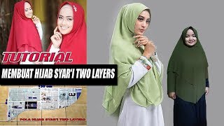 Cara Menjahit Jilbab Syar I