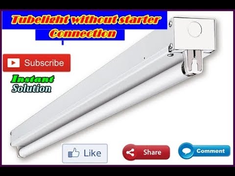 Led Tube Light Connection ! Without Starter Hindi Urdu Tutorial By Umang Rajput Video