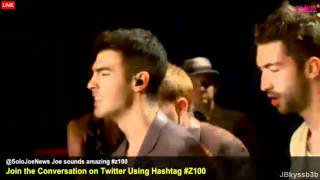 Joe Jonas - Just In Love  And Fast Life live on Z100