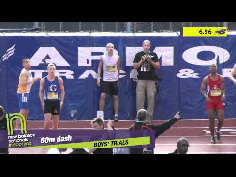Boys 60m Heat 3 - New Balance Indoor Nationals 2012