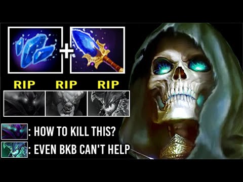 DOTA 1 MID HERO IS BACK! Raid Boss Scepter + Shard Necrophos Delete Max HP Heroes Most Imba Dota 2