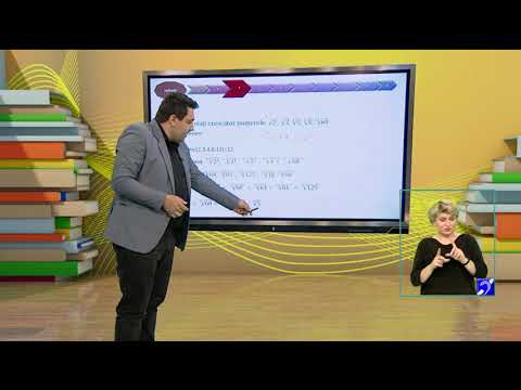 TeleŞcoala: Matematică clasa a X-a – Radicali şi ecuaţii cu radicali (@TVR2)