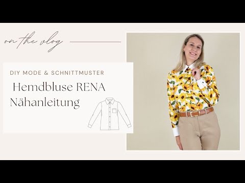 Hemdbluse RENA nähen: Alle Schritte der Video-Anleitung | sew4me