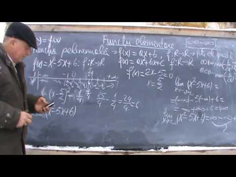 1/7 Bazele Matematicii: Lectia 30 - Functii (Clasele 9-12) De la practica spre teorie cu profu