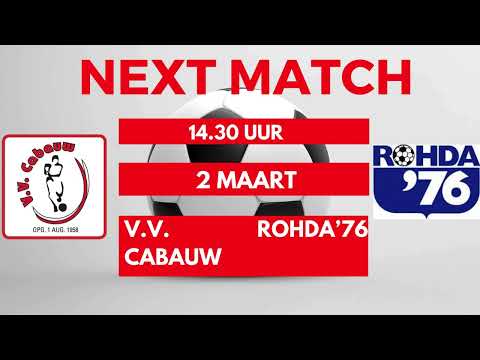 VV Cabauw-ROHDA'76 2 maart 2024
