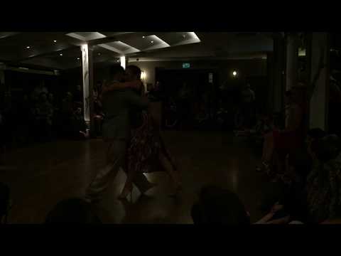  Virginia Pandolfi  and  Jonatan Aguero  are  dancing  to  a  tango