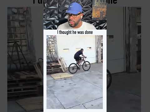 This stunt went wrong fast 💀 #bmx #fail #extreme