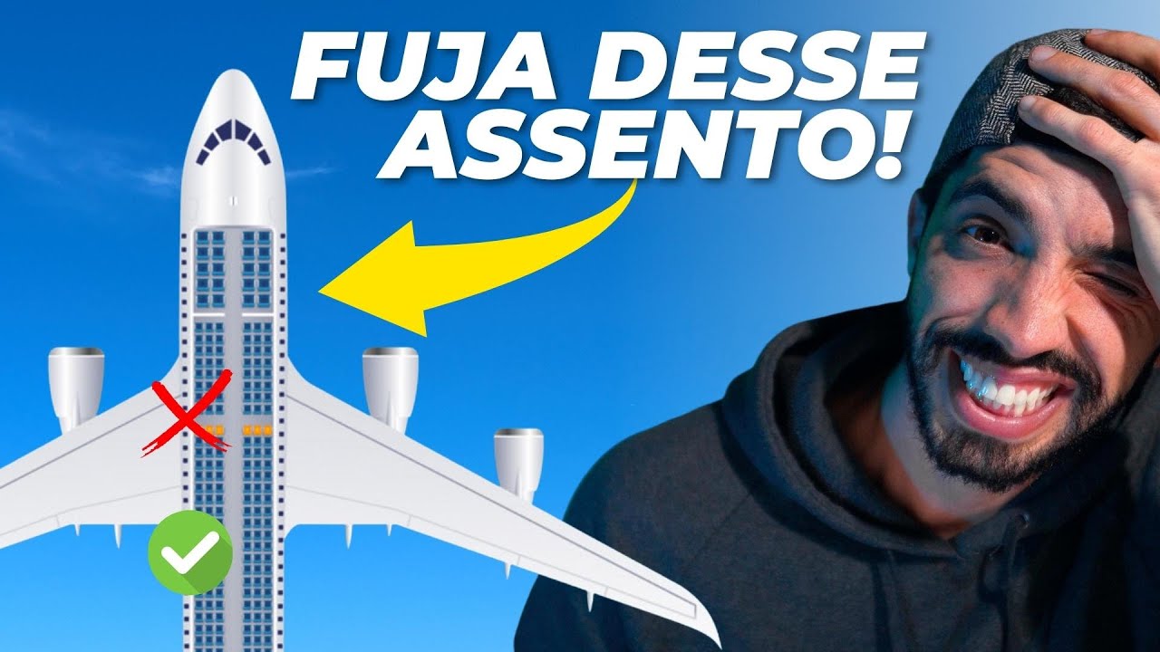 Como escolher o MELHOR ASSENTO do avião na CLASSE ECONÔMICA ou EXECUTIVA