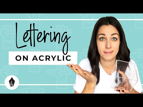 How To Do Calligraphy On Acrylic Signs (What Pen To Use!)