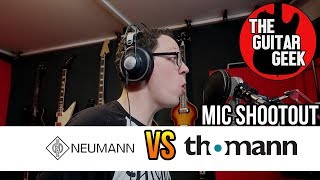 Video thumbnail for Mic Shootout - T-Bone RM700 vs Neumann TLM 103 Re-Up by TheGuitarGeek