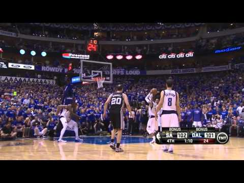 San Antonio - Dallas 108 - 109: final minutes and Vince Carter Buzzerbeater | Playoffs 2014 | Game 3