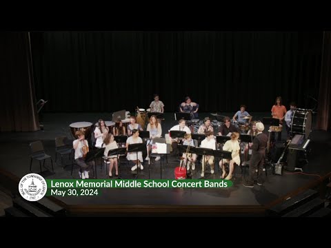 Lenox Memorial Middle School Concert Bands, May 30, 2024