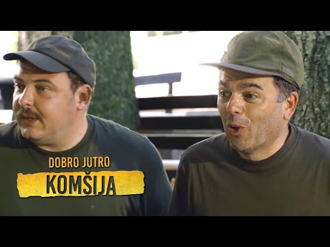 Čedo i Mile pozdravljaju Njemačke turiste isključivo na Njemačkom jeziku \\ Dobro jutro, komšija