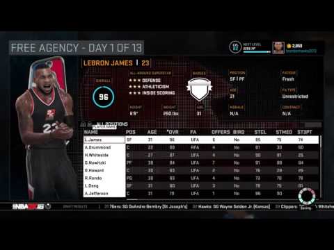 NBA 2k16 my gm la lakers episode 2