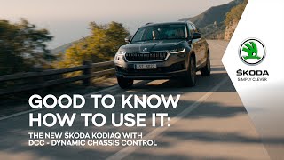 The new ŠKODA KODIAQ: Using DCC - Dynamic Chassis Control Trailer